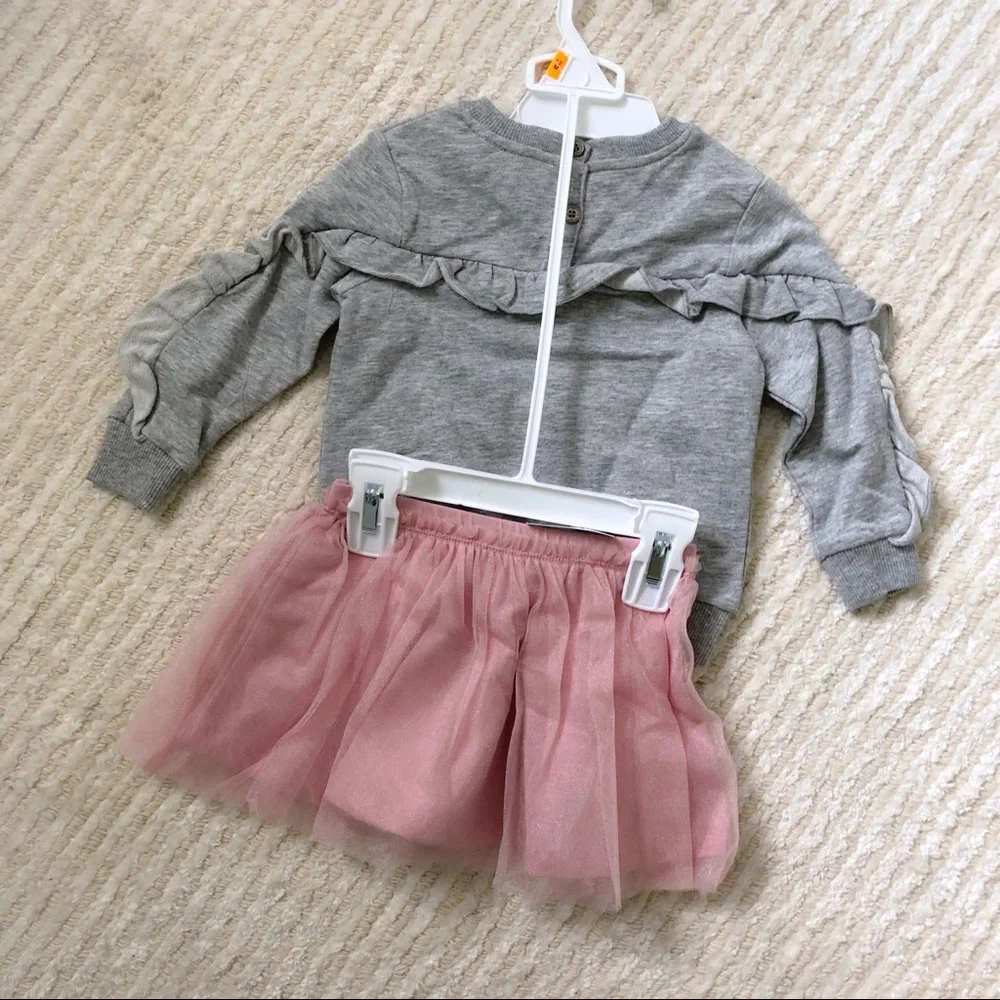 NWT Kate Spade infant Skirt the Rules set